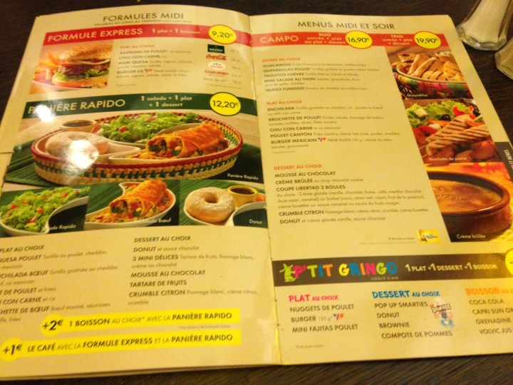 menu el rancho - boulogne - les restos de boulogne