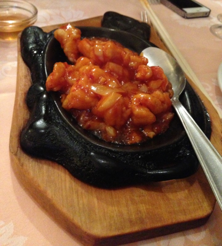 les crevettes sauce piquante ming lung - les restos de boulogne