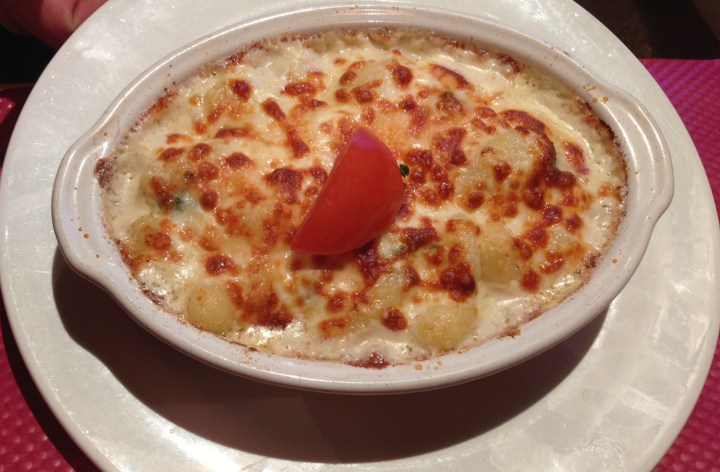 gnocchi al forno de l'auberge de la reine - les restos de boulogne