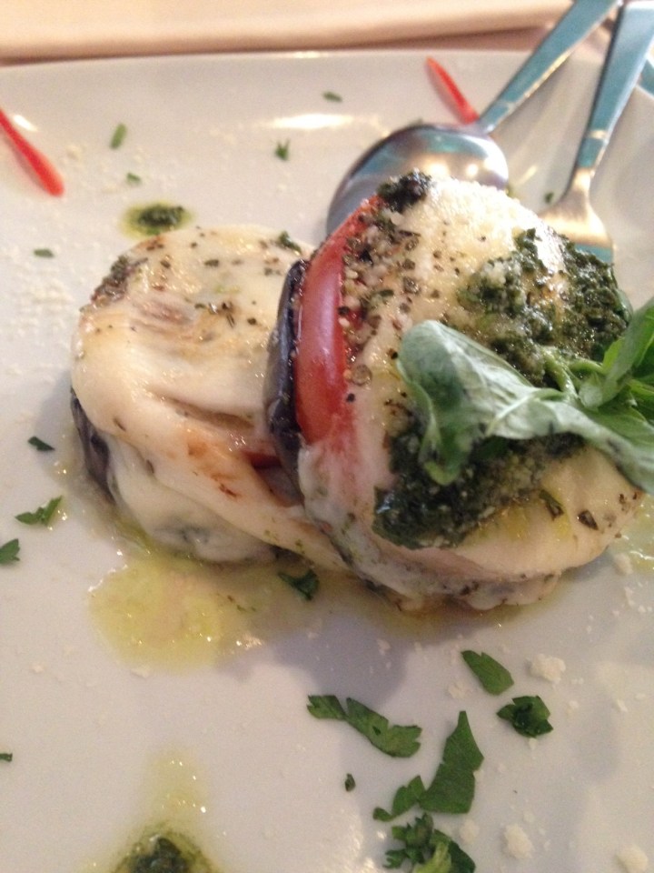 parmigina estiva a tavola