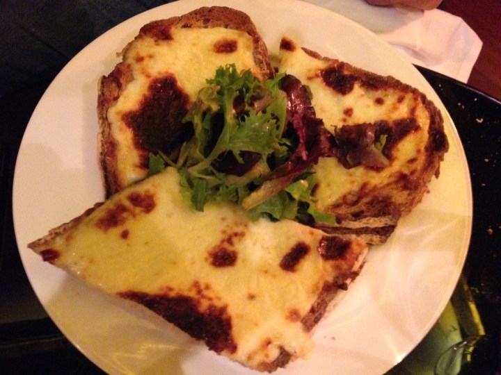 croque monsieur, café du théatre