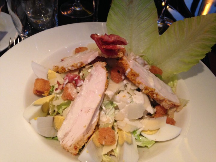 salade caesar, café du théatre